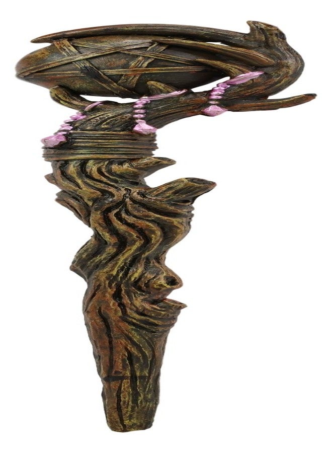 Ebros Gift Ebros Witches Wizards and Sorcerers Fantasy Cosplay Wand Decorative Magical Spells Sorcery Costume Prop Accessory Decor Collectible Figurine (Pentagram Sceptre Orb) - Image 1